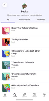paired couples app question packs
