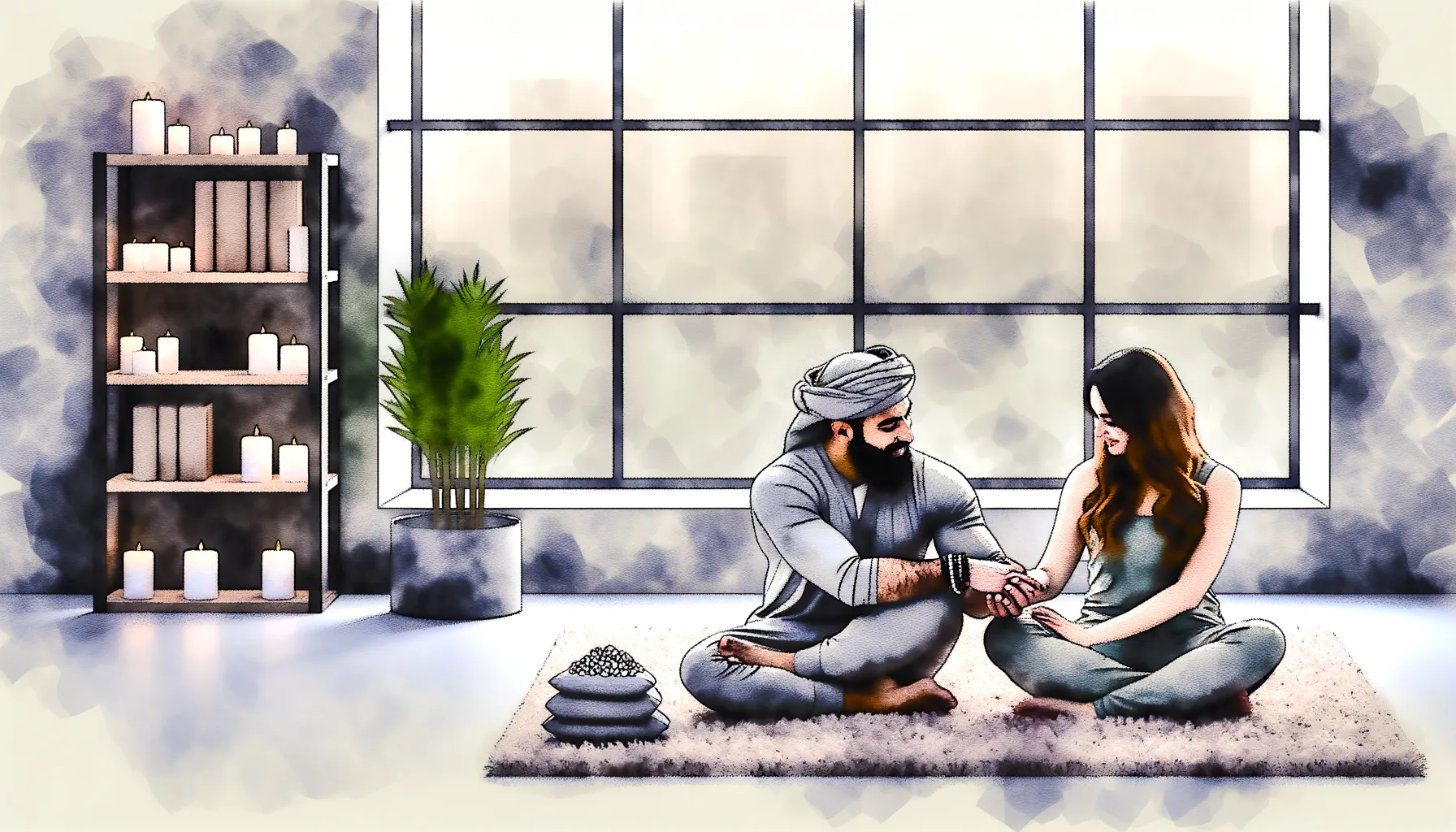 couples practicing mindfulness and emotional intimacy