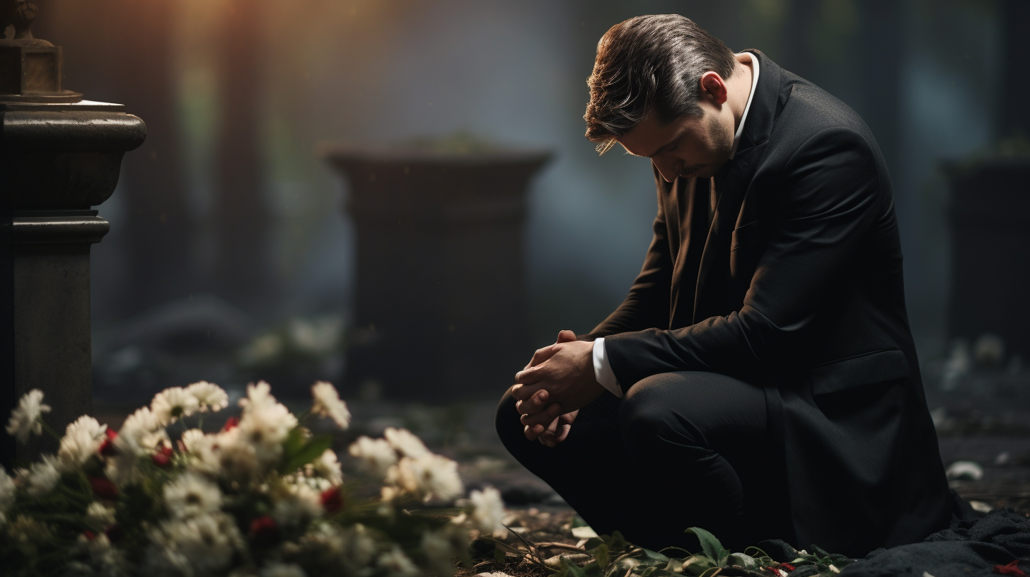 A man grieving after the loss of his wife and trying to piece his life together.